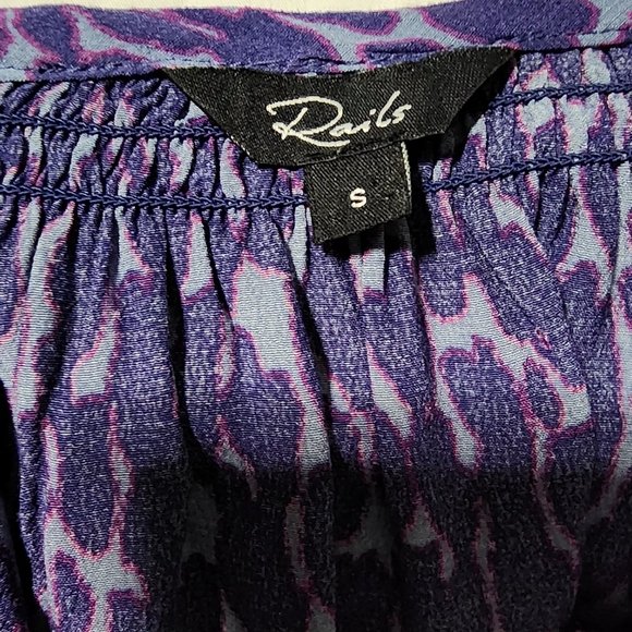 RAILS MARIAH LAVENDER LEOPARD PRINT. SIZE S - Picture 5 of 8